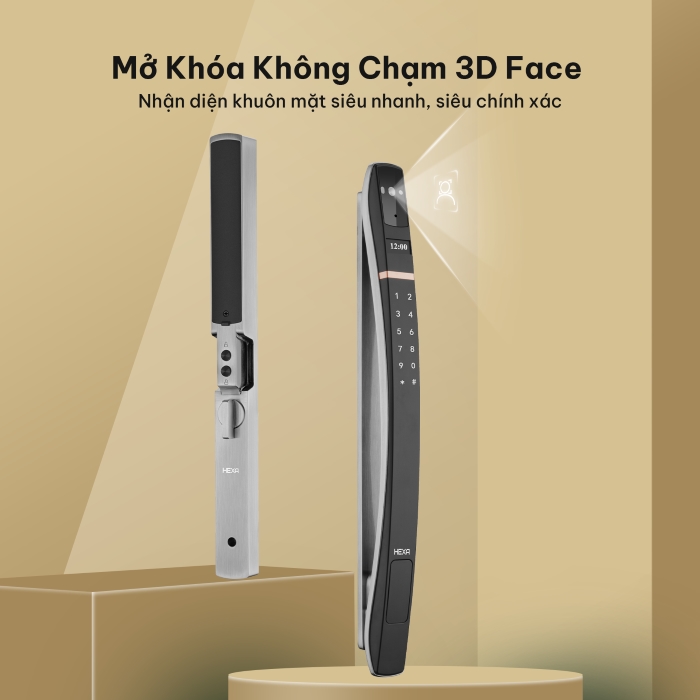 Khóa cửa vân tay nào tốt Hexa P300-Pro