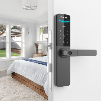 Khóa cửa vân tay nào tốt Philips DDL615-5HBS