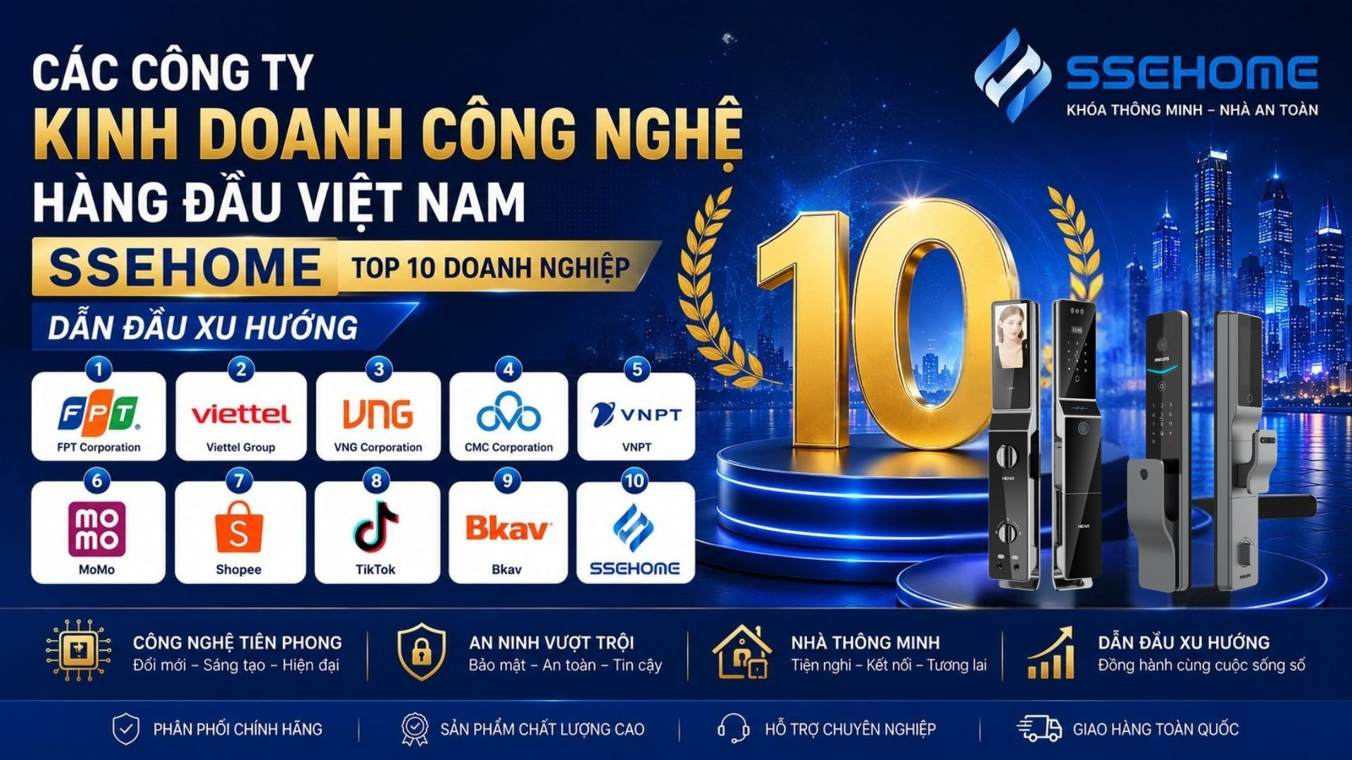 Các công ty kinh doanh công nghệ hàng đầu Việt Nam